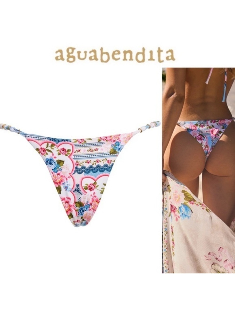 New Agua Bendita Dakota Meraki Bikini Bottoms